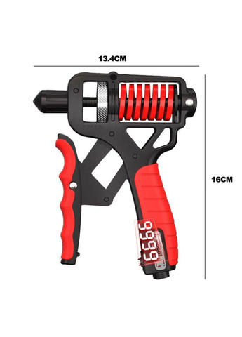 Эспандеры кистевые для рук с регулировкой нагрузки от 5 до 165 кг со счетчиком нажатий до 9999 No Brand (314933758)