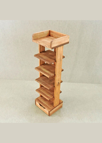 Полиця для взуття з дерева Бувре 6 шафран (ПДО-601906) No Brand (327850024)