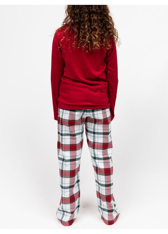 Яскраво-червона демісезонна піжама дитяча унісекс 3175blz футболка + штани Cyberjammies Blaze