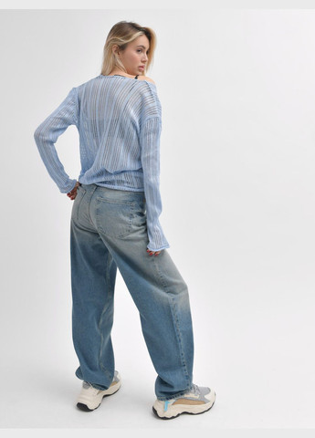 Голубой демисезонный пуловер Carica