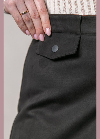 Шорты-юбка с карманом эко-замша CHICLY (278755751)