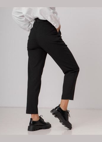 Женские классические прямые брюки черные MKSM2.36 Modna KAZKA (276712791)