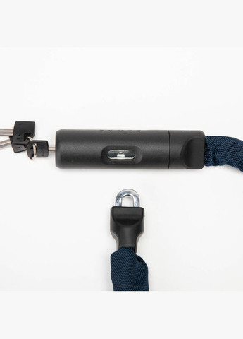 Велосипедный Замок (Велозамок) 850г Длина 70 см. Оценка Безопасности 5 Синий ELOPS (336550273)