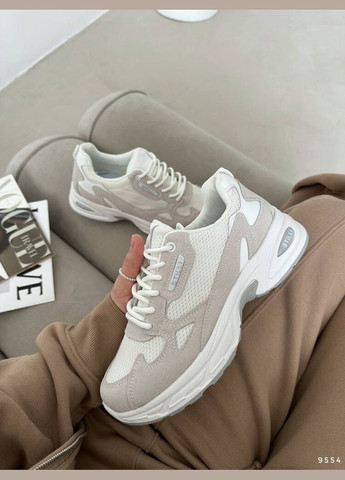 Бело-серые кроссовки эко-замша текстиль, белые кроссы Stilli серые демисезоны (316278579)