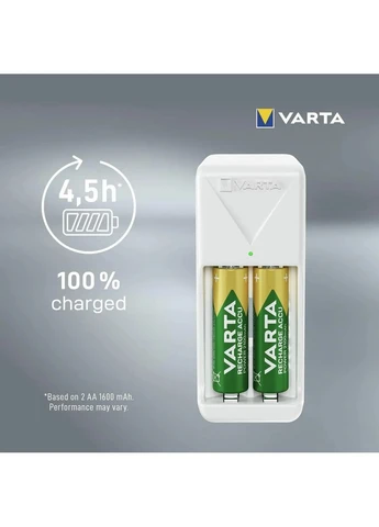 Зарядний пристрій Mini Charger 2хNI MH AA2100 мА•год Varta (393446435)
