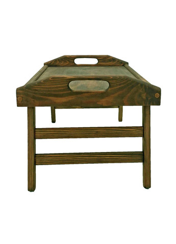 Столик-піднос для сніданку з дерева Флорида сепія (СТП-000408) No Brand (327849759)