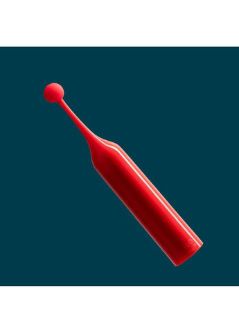 Вібратор для клітора з двома насадками Pop, червоний, 14.3 х 2.4 см Romp (289783084)