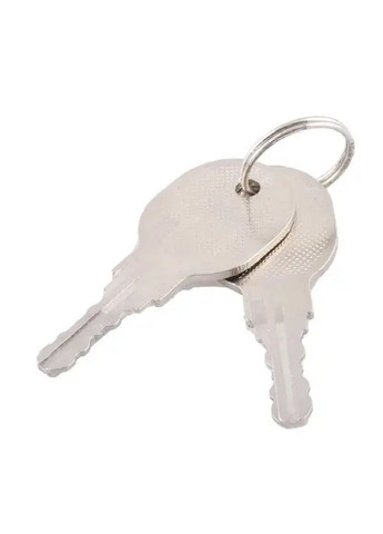 Ручка для всех типов металлопластиковых окон дверей с замком ключами крепежными винтами 13x2 см (479492-Prob) Белая Unbranded (321981331)