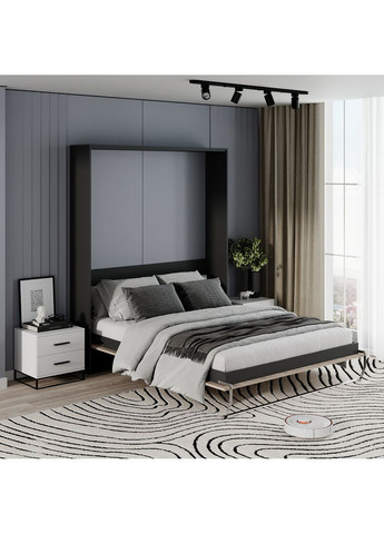 Кровать-трансформер Juno 1,6 1744x2154x2210 К - Антрацит / Ф - Дуб сонома (SM03021300000) Art In Head (337309317)