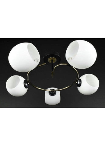 Стельова люстра на 5 лампочок 27423 Бронза 26х62х62 см. Sunnysky (324396527)