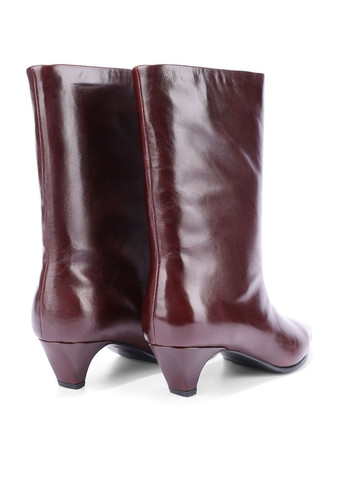 Жіночі Черевики FT521-901-4 Бордовий Масло шкіра MIRATON (368754241)