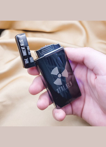 Електрична імпульсна запальничка USB+газ з лазерним гравіюванням TURBO. Гравіювання з обох сторін арт.69702 Stalker (316511143)