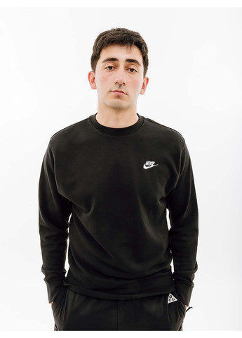 Черный мужской свитшот club cr ft черный Nike (262599279)