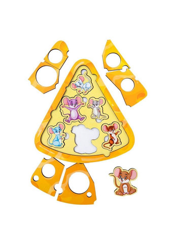 Дерев'яний пазл вкладиш «Мишки в сирі» Ubumblebees (365640984)