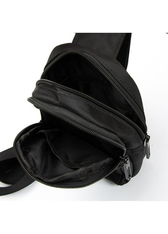 Мужская тканевая сумка-слинг 6043 black Lanpad (366092146)