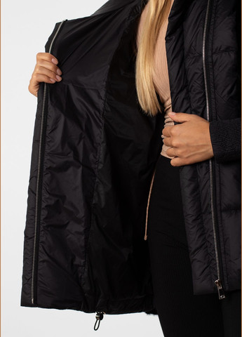 Черный зимний Пуховик MissLynx