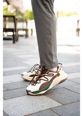 КРОССОВКИ ЖЕНСКИЕ ADIDAS MAXXWAVY WHITE BROWN АДИДАС No Brand белые демисезоны (368883851)