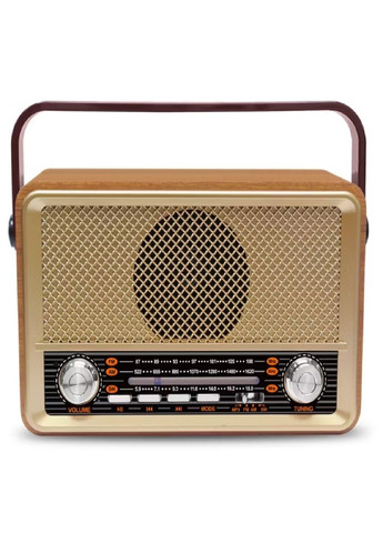 Радіоприймач портативний Kemai MD-511 радіо на акумуляторі Коричневий VTech (319205418)