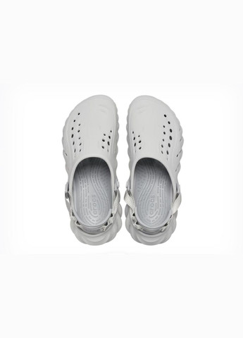 Серебряные сабо echo clog m8w10-41-26.5 см atmosphere 207937 Crocs