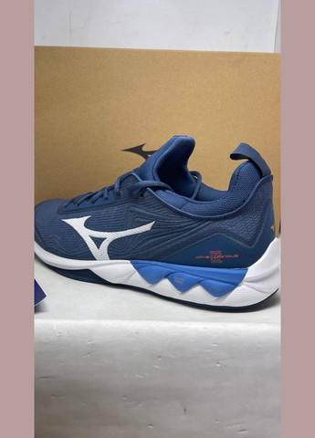 Синій кросівки чоловічі Mizuno wave luminous 2