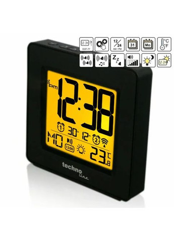 Настольные часы (DAS301808) Technoline WT330 Black (356149483)