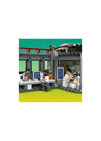 Конструктор Jurassic World Центр посетителей: Атака тиранозавра и раптора 693 детали (76961) Lego (281425487)