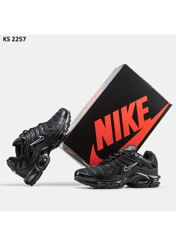 Чорні Осінні кросівки чоловічі nike air tn max plus black найк аір макс тн плюс No Brand