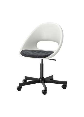 Крісло обертове + подушка ІКЕА LOBERGET / MALSKAR (s69331936) IKEA (278405757)
