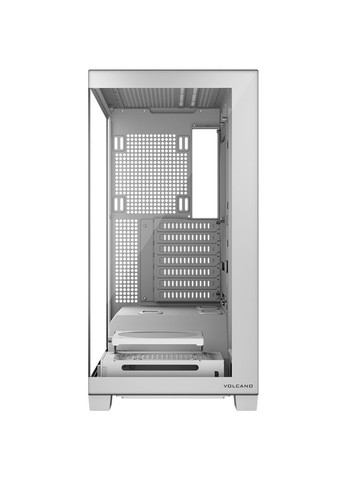 Корпус VOLCANO STELLAR MIDI w/o fans WHITE без БЖ ATX Modecom (362211852)