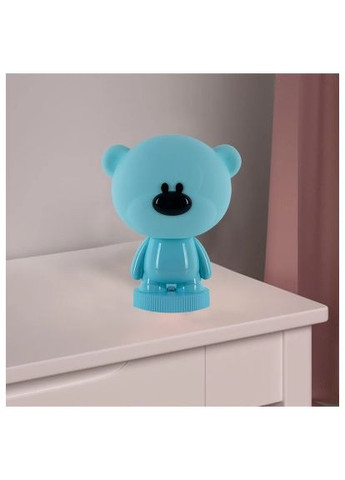 Ночник LED светильник с аккумулятором Bear, голубой (K24-490-2-3) Kite Світильник LED з акумулятором Bear, блакитний (367830899)