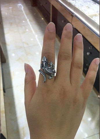 Индивидуальное кольцо Ящерица ручная работа подчеркивает вашу личность размер регулируемый Fashion Jewelry (289355692)