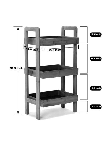 Етажерка для ванної з дерева Джоміте бланже (ВЖТ-022901) No Brand (328210805)