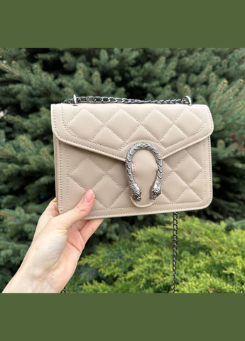 Женская мини сумочка клатч Подкова стеганная, маленькая сумка на цепочке в стиле Гучи No Brand (334730610)