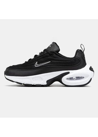 Чорні Осінні кросівки чоловічі nike air max portal black white найк аір макс тн плюс No Brand