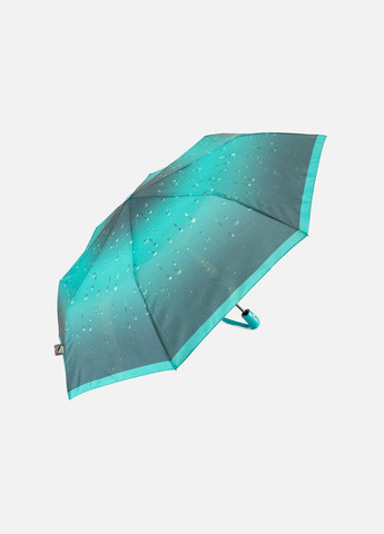 Жіноча напівавтоматична парасолька колір зелений ЦБ-00248851 No Brand (289843271)