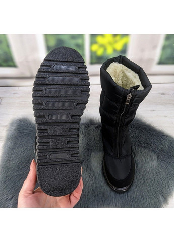 Чоботи дутіки зимові жіночі середньї висоти Progress (302654150)