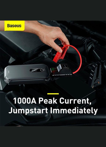 Пусковий пристрій для авто Super Energy Pro Car Jump Starter 12000 mAh сірий Baseus (280876790)