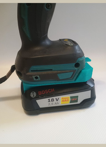 Адаптер, переходник из аккумулятора Bosh PBA на инструмент Makita, Stromo, Procraft, Revolt и другие No Brand (365797437)