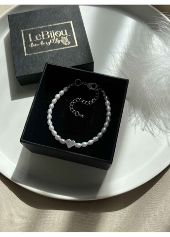 Браслет з перлин з серцем 5317 LeBijou (367579870)