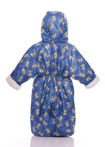 Комбінезон для хлопчика Трансформер на флісі із Зайчиком синій 86 см (37042) BABYKROHA (297200456)