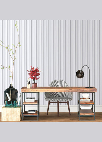 Рейка декоративна WPC стінова 3000х150х9мм Білий SW-00001866 Sticker Wall (370792877)