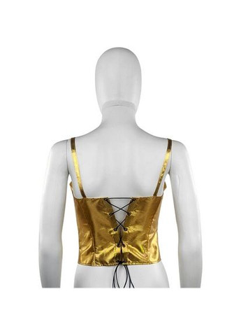 Майка-топ парчова на шнуровці XS-S Seta Decor — 317269130