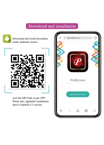 Вибратор-кролик Liam с управлением с приложения,, 21 х 3.9 см Pretty Love (361670471)