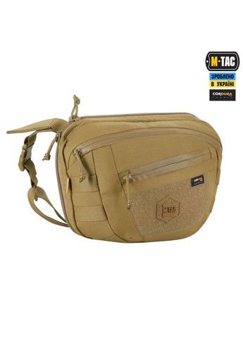 Сумка Sphaera Hardsling Bag Large з липучкою Elite Coyote M-TAC (303262200)