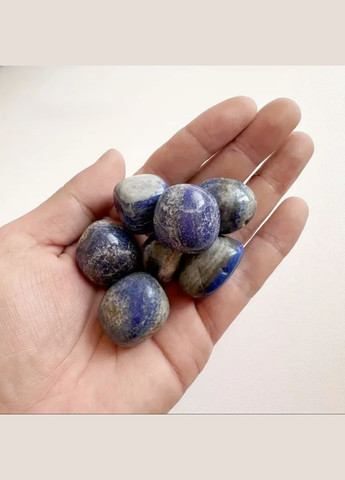 Обработанный камень Лазурита 1 шт, размер камня 23-30 мм No Brand (302236295)