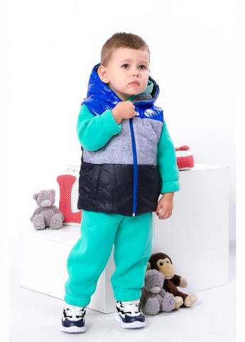 Синий демисезонный жилетка для мальчика (p-12153) Носи своє