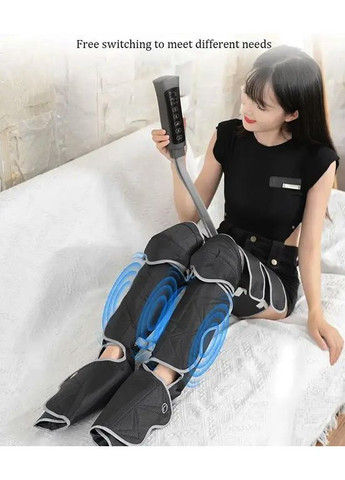 Повітряно-компресійний масажер для ніг FE-7208-lux штани компресійні, вібрація підігрів компресія BenBo (361220294)