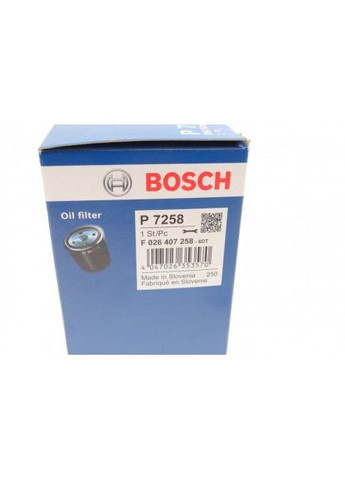 Фильтр масляный Jeep Grand Cherokee 3.0 CRD 11 F 026 407 258 UA63 Bosch (366123955)