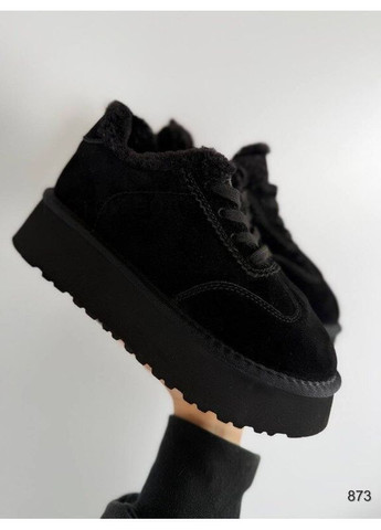 Черные сноубутсы на шнуровке, ботинки зимние, угги шнуровка, зимние кроссовки код 873 ITTS (369588578)