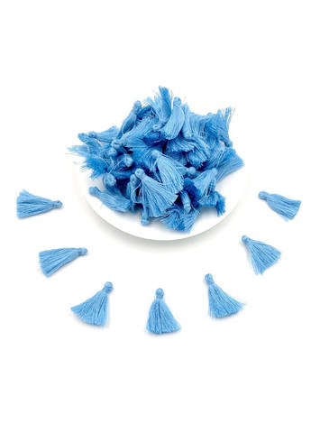 Шовкові китиці для декору 30 мм - блакитний Plus-plus (354798204)